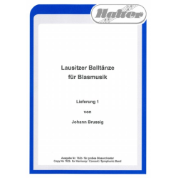        Lausitzer Balltänze Lieferung 01 - 01 Flöte C - Johann Brussig
    