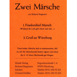         Gruß an Würzburg (Marsch) / Frankenlied - Marsch - Richard Stegmann
    