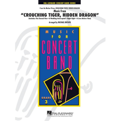         Music from Crouching Tiger, Hidden Dragon - Tan Dun / Arr. Michael Brown
    