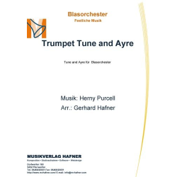         Trumpet Tune and Ayre - Henry Purcell / Arr. Gerhard Hafner
    