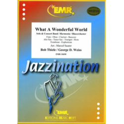         What A Wonderful World - George David Weiss & Bob Thiele / Arr. Marcel Saurer
    