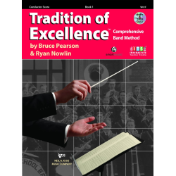         Tradition of Excellence Book 1 - Conductor Score - Bruce Pearson
    