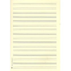         STAR Notenpapier - DIN A 4 hoch 16 Systeme
    