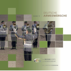         CD: Deutsche Armeemärsche Band 1 - Musikkorps der Bundeswehr / Arr. Ltg.: OTL Christoph Scheibling
    