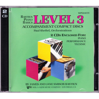 Bastien Piano Basics Begleit-Doppel CD Stufe/Level 3