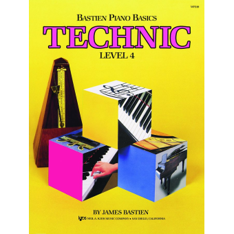 Bastien Piano Basics : Technic Level 4 (English Book)