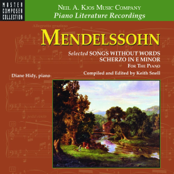         CD: Mendelssohn: Ausgewählte "Lieder ohne Worte", Scherzo e-Moll - Keith Snell
    