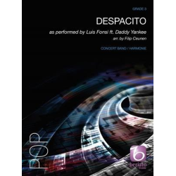        Despacito as performed by Luis Fonsi ft. Daddy Yankee - Luis Fonsi, Erika Ender & Ramon Ayala / Arr. Filip Ceunen
    