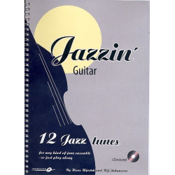        Jazzin' (+CD) for jazz ensemble - guitar - Hans Hjortek
    