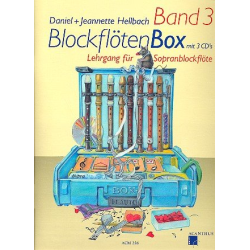         Blockflötenbox Band 3 - Heft für Sopranblockflöte (+3 CD's) - Daniel Hellbach
    