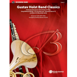         Gustav Holst Band Classics (c/b) - Gustav Holst / Arr. Geoffrey Edwards
    