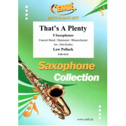         That's A Plenty - Lew Pollack / Arr. Jirka Kadlec
    